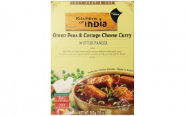Kitchens Of India Green Peas & Cottage Cheese Curry Mutter Paneer  Box  285 grams